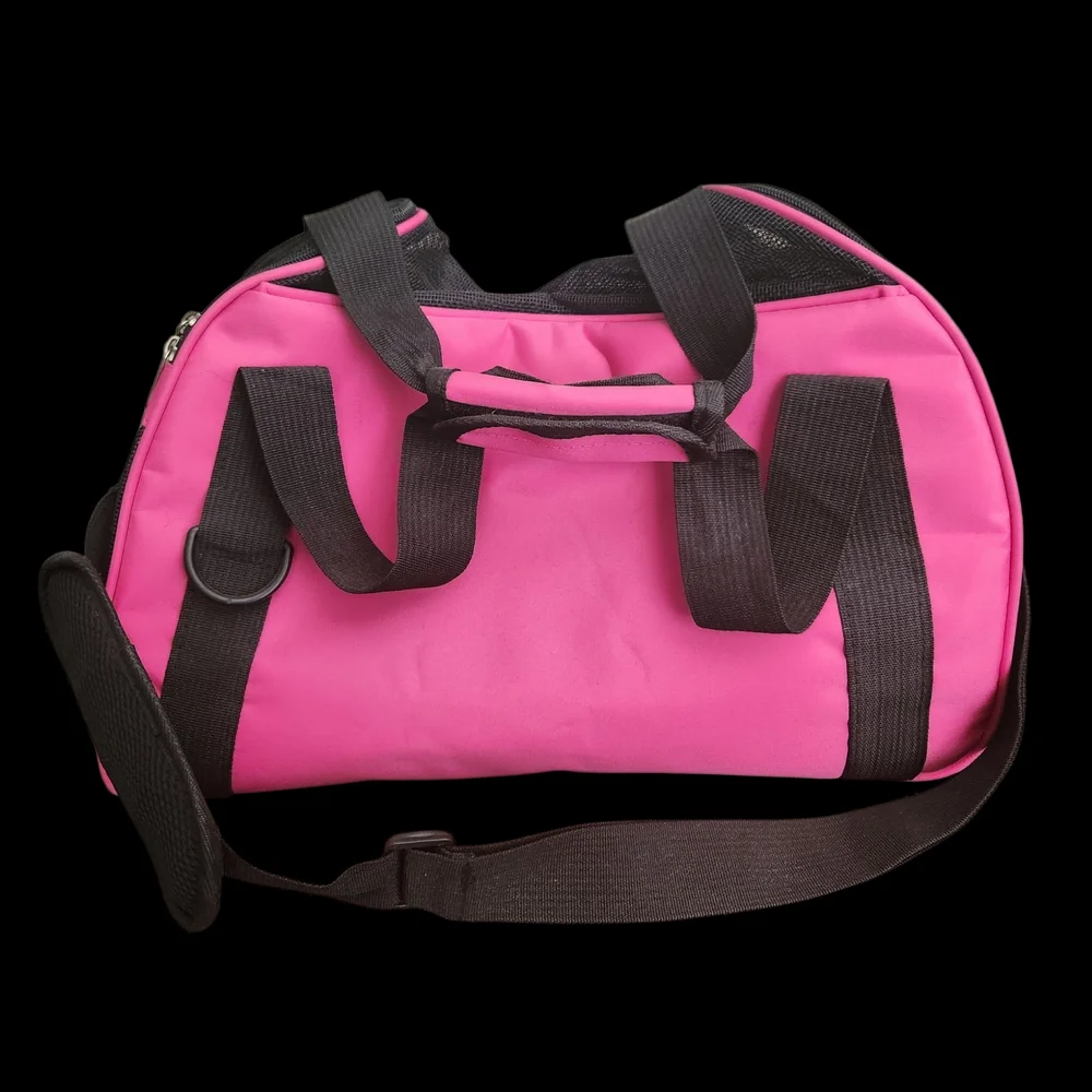 Pink and Black Pet Carrier